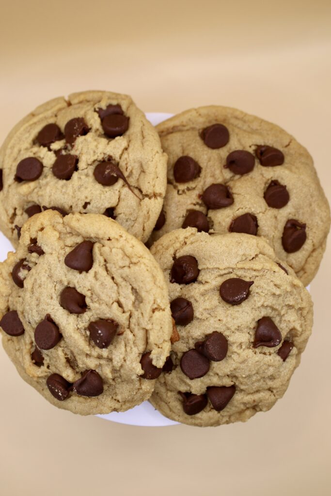 Jacked Desserts Chocolate Chip Peanut Butter Cookies.